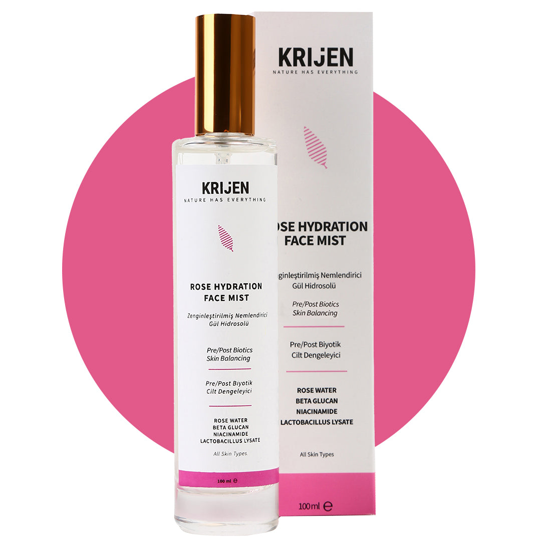 Enriched Hydrating Rose Hydrosol - Niacinamide & Oat Extract Face Mist (100 ML)