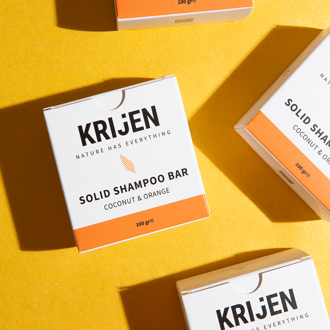 Kokosnoot & Sinaasappel Shampoo Bar 100 Gr