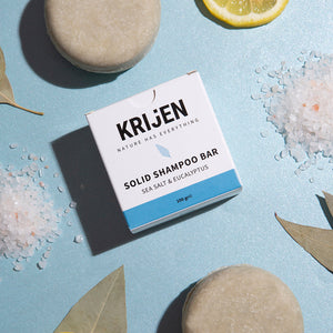 Sea Salt & Eucalyptus Solid Shampoo Bar 100 Gr