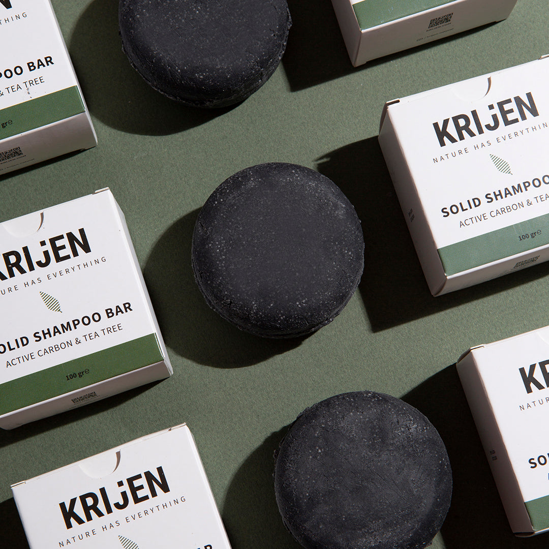 Actieve Kool & Tea Tree Shampoo Bar 100 Gr