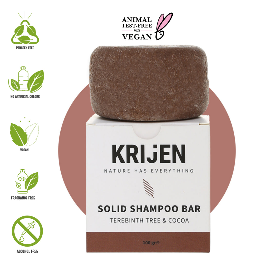 Terebinth Tree & Cocoa Shampoo Bar 100 Gr